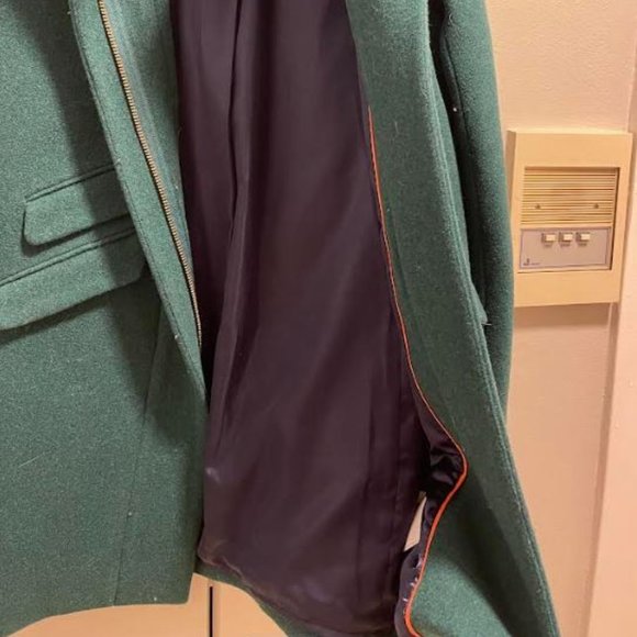 COPY - J. Crew Italian Stadium Cloth Cocoon Coat In Heather Forest - 0 - Picture 13 of 16